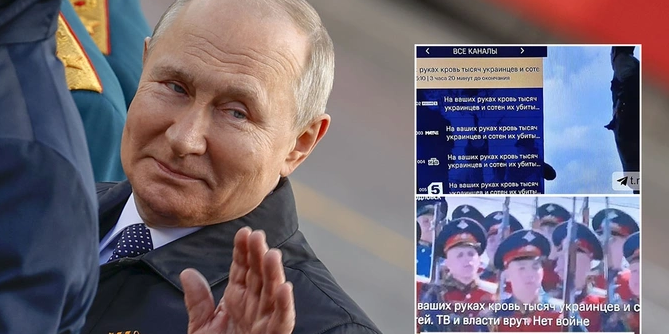 Bir anda ekranda beliriverdiler! Putin'e çok büyük şok