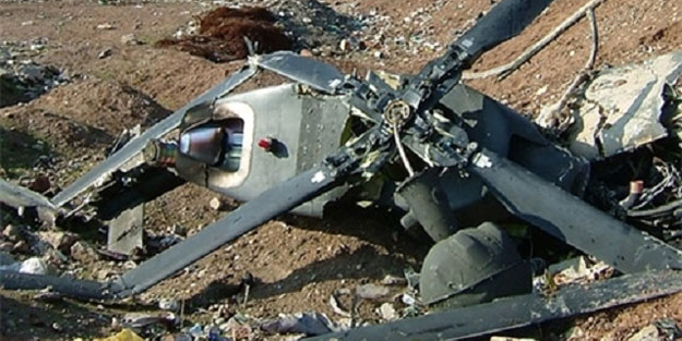 Bir BAE helikopteri daha düştü
