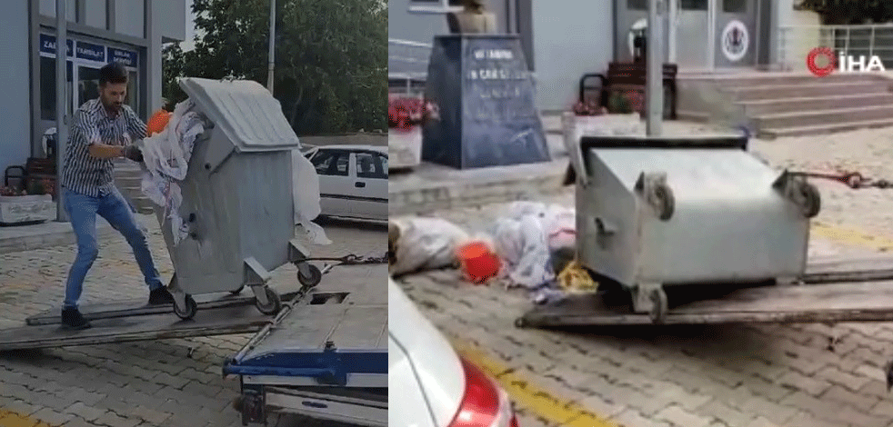 Bir CHP klasiği! Toplanmayan çöpler vatandaşı isyan ettirdi
