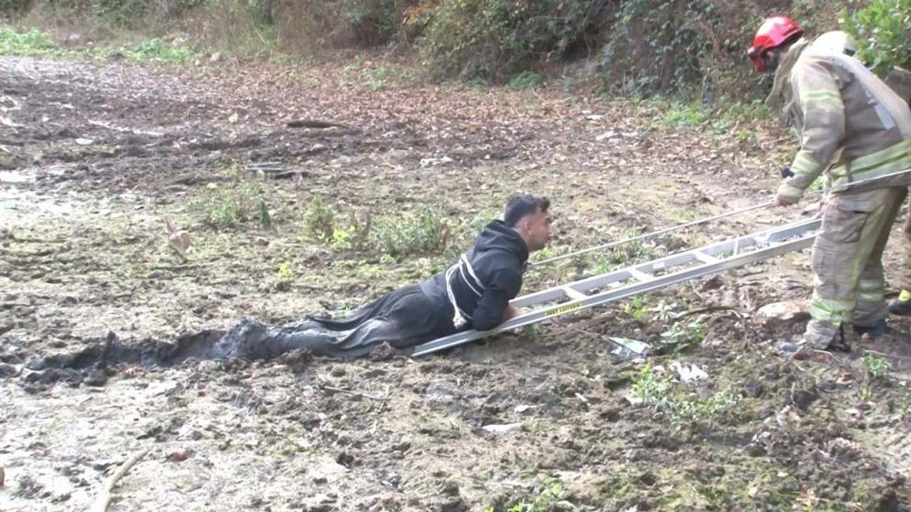Bir garip avlanma macerası! “Balık tutmaya geldim balık oldum