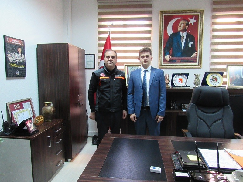 Bir günlüğüne temsili olarak AFAD Bilecik İl Müdürü oldu 