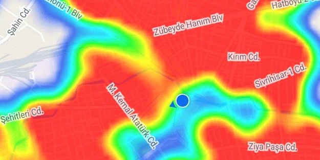 Bir ilimiz kıpkırmızı oldu! Tedirgin eden görüntü