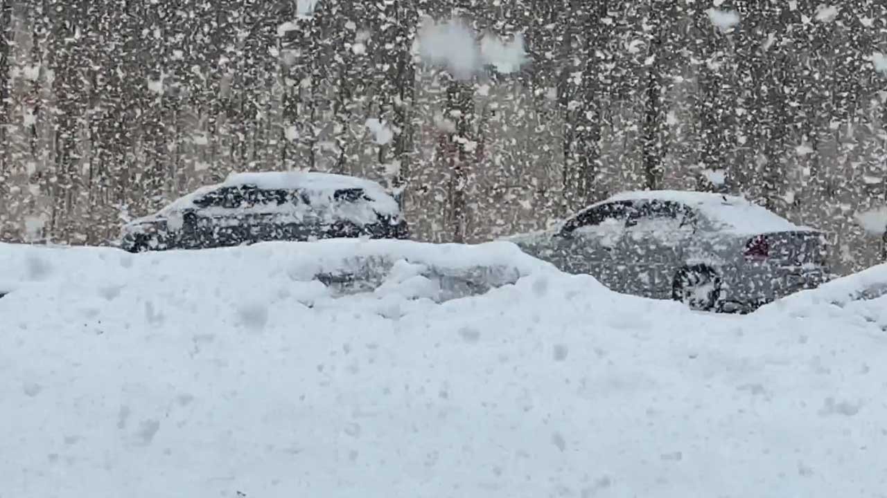 Bir ilimizde eğitime kar engeli!