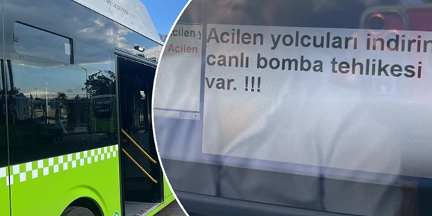 Bir ilimizde toplu taşımaya "canlı bomba" uyarısı: Acilen yolcuları indirin, canlı bomba tehlikesi var