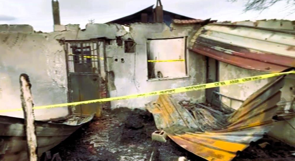 Bir kadının öldüğü şüpheli yangına jandarma el koydu