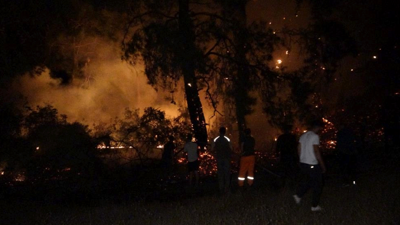 Bir orman yangını da Manavgat'ta! Neyse ki korkulan olmadı