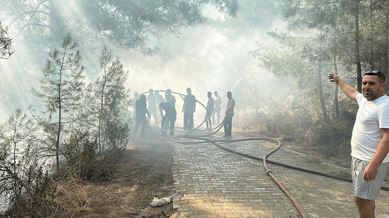 Bir orman yangını haberi daha! Havadan ve karadan müdahale ediliyor