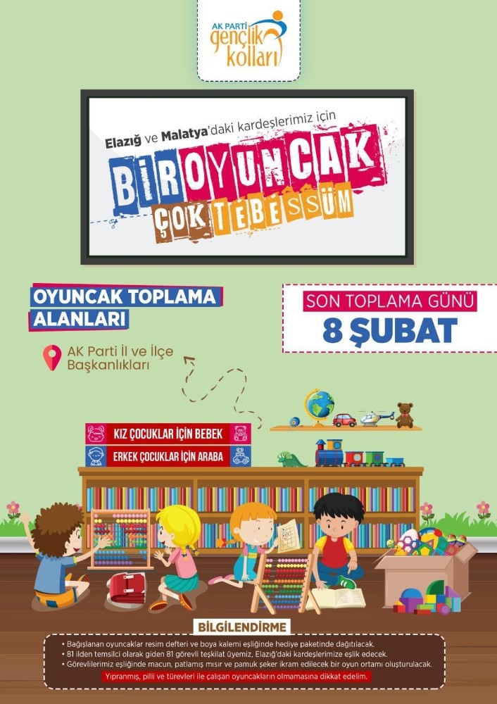 “Bir oyuncak bir tebessüm” kampanyası başladı 