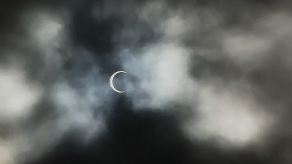 Bir sonraki tutulma 2052'de! Halkalı Güneş tutulması böyle görüntülendi