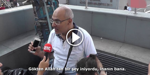 Bir turistin 15 Temmuz yorumu: Allah Türkiye'yi...