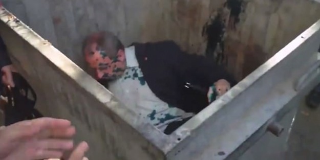 Bir vekili daha boyayıp çöpe attılar