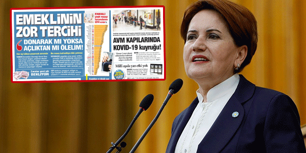 Bir yanda açlık diğer yanda bolluk! Meral Akşener'in medyası fena çuvalladı