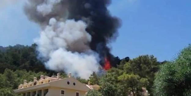 Bir yangın da Marmaris'te çıktı!