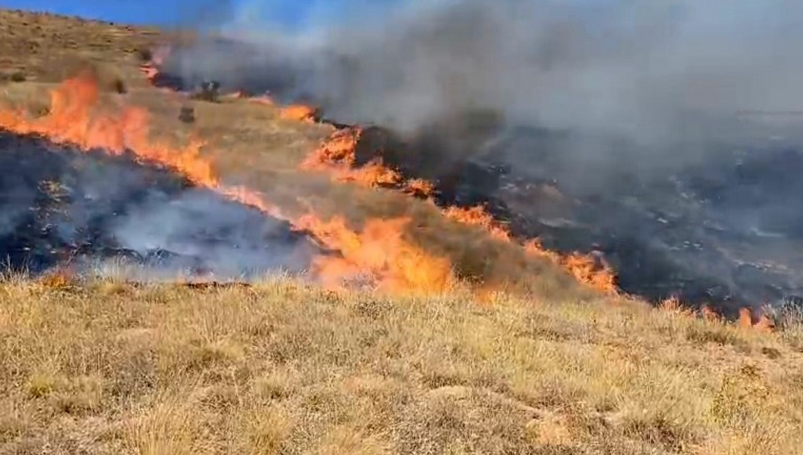 Bir yangın haberi de Çorum'dan
