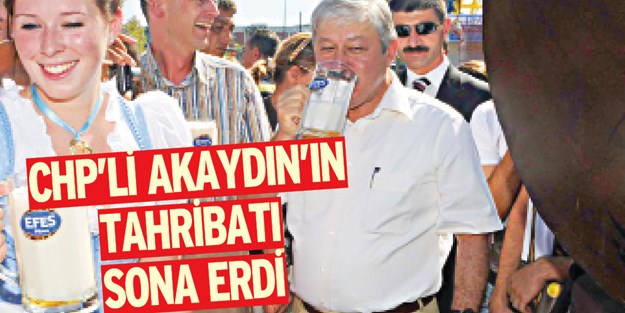 Bira festivalini sen gitme diye kaldırdık