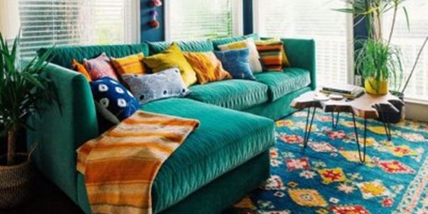 Birbirinden şık renkli ev dekorasyonları