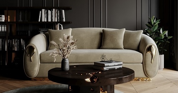 Birbirinden şık siyah salon tasarımı örnekleri