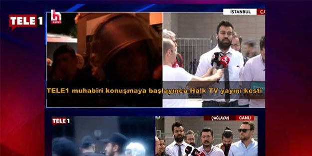 Birbirinizin maskesini ne güzel düşürüyorsunuz! Halk TV ve Tele 1 kavgasında yeni perde