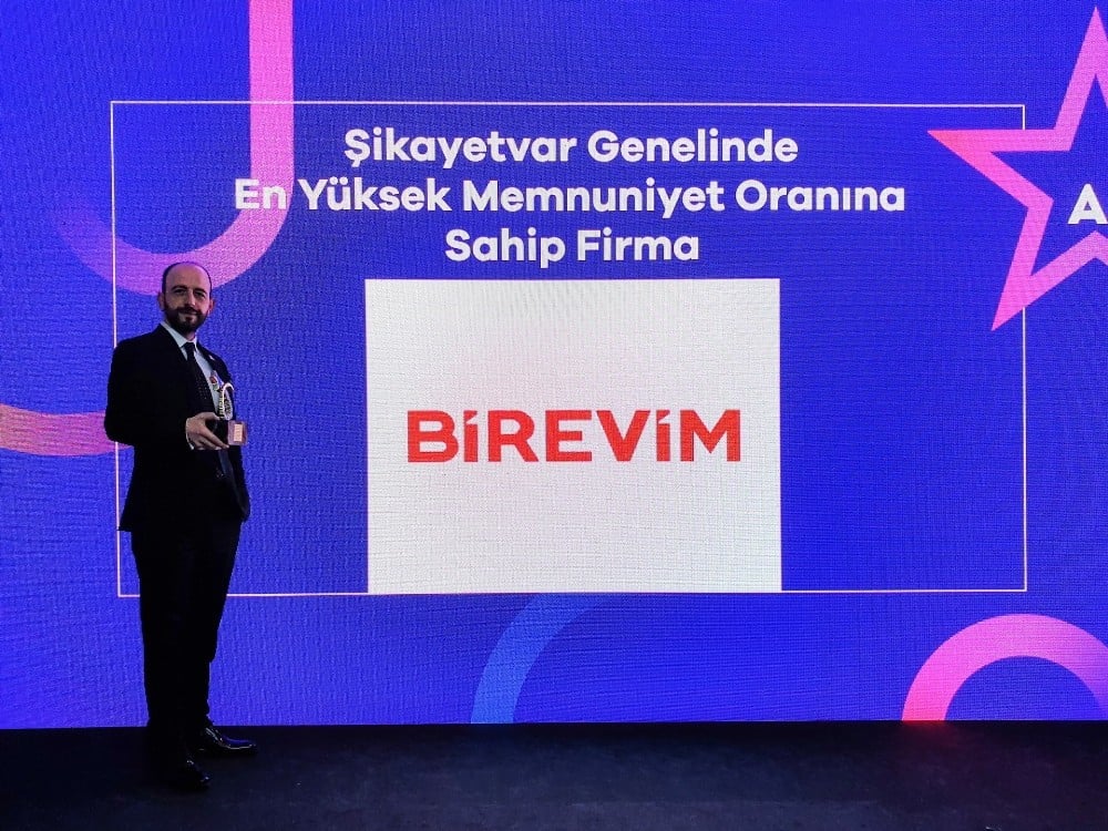 Birevim’in müşteri memnuniyeti ödüllendirildi 