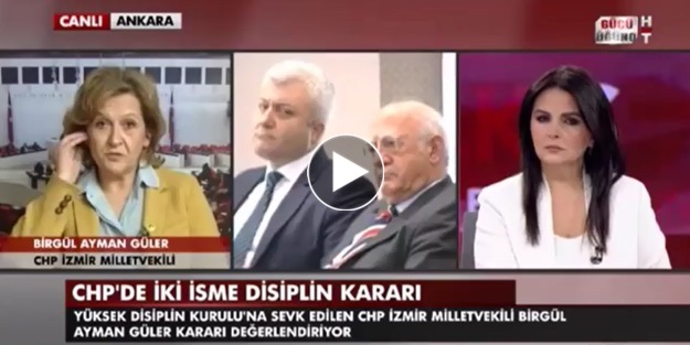 CHP'li Güler Cemaat'i eleştirdi, Habertürk sesini kesti