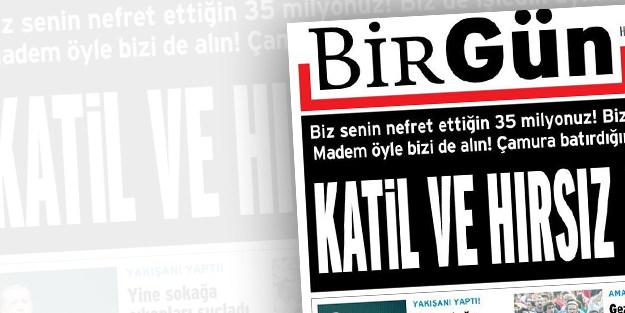 Erdoğan'a söven Birgün gazetesinden 'bizi içeri alın' talebi