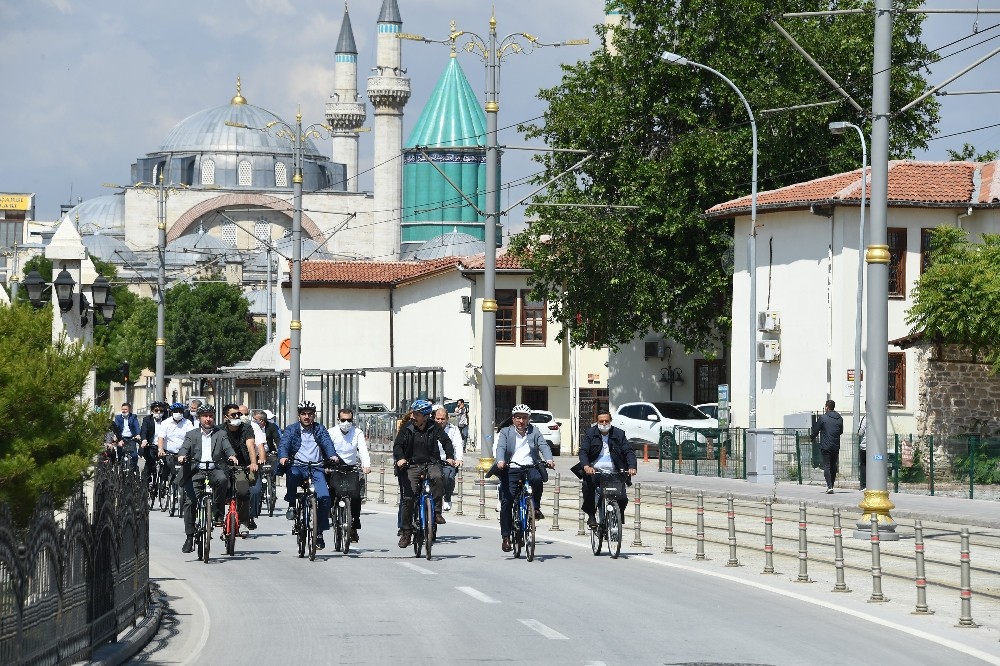 Bisiklet şehri Konya Türkiye’ye örnek oluyor 