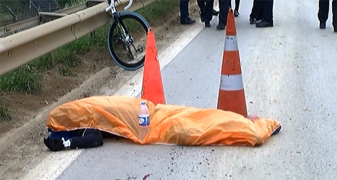 Bisiklet sporcusunun feci sonu!