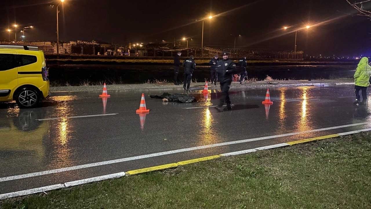 Bisiklet sürücüsü trafik kazasında hayatını kaybetti