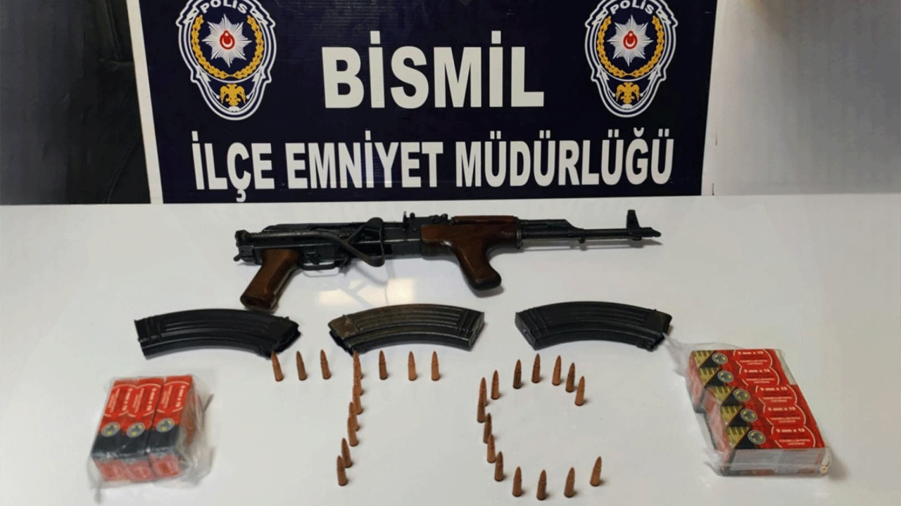 Bismil'de dolandırıcılık operasyonu! Silah ve mühimmat ele geçirildi