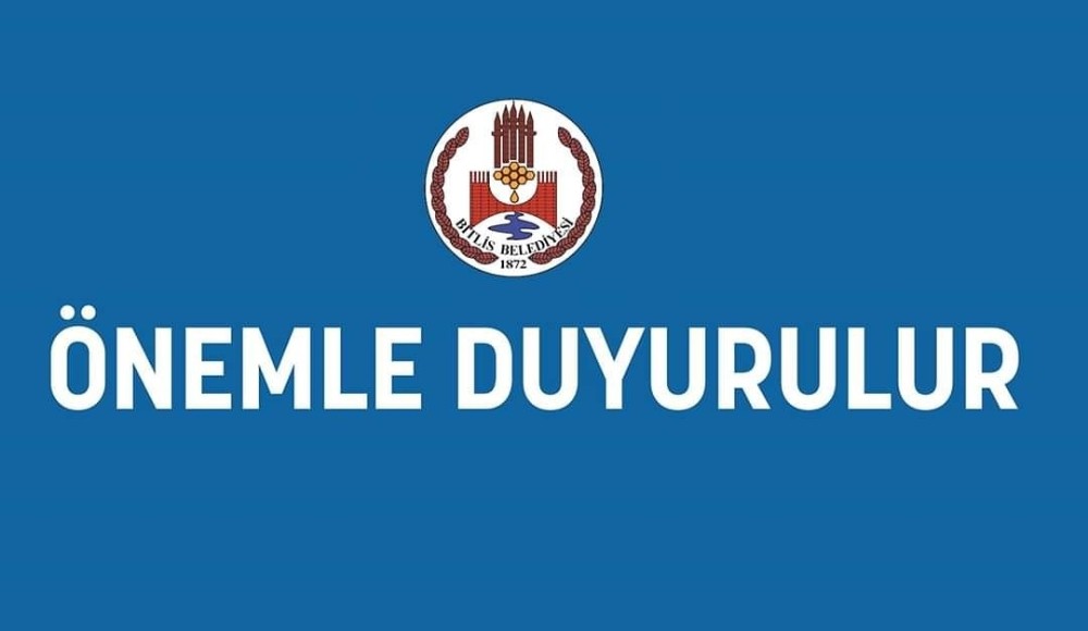 Bitlis Belediyesi kiraları 3 ay erteledi 