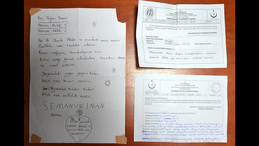 Bitlis Devlet Hastanesi'nin dilek ve öneri kutusundan çıkan istekler şaşırtıyor