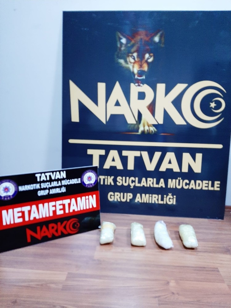 Bitlis’te 1 kilo metanfetamin ele geçirildi 