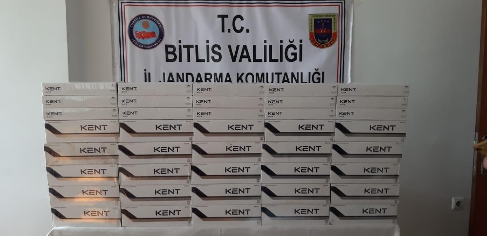 Bitlis’te 2 bin 830 paket kaçak sigara ele geçirildi 
