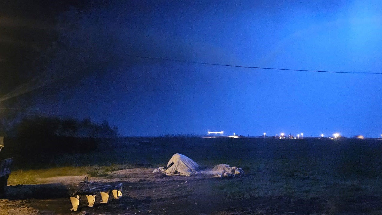 Bitlis’te geceyi şimşekler böyle aydınlattı!