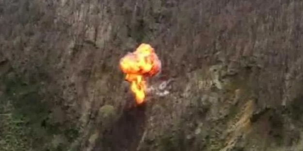 Bitlis'te PKK'nın kullandığı 12 odalı sığınak imha edildi