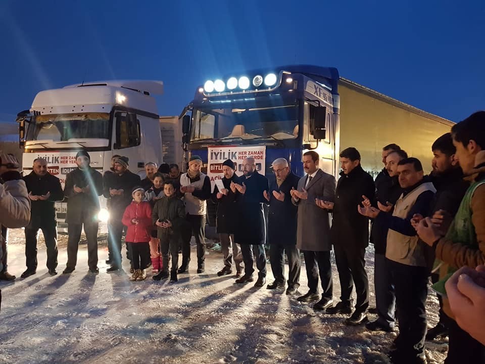 Bitlis’ten İdlib’e yardım eli 