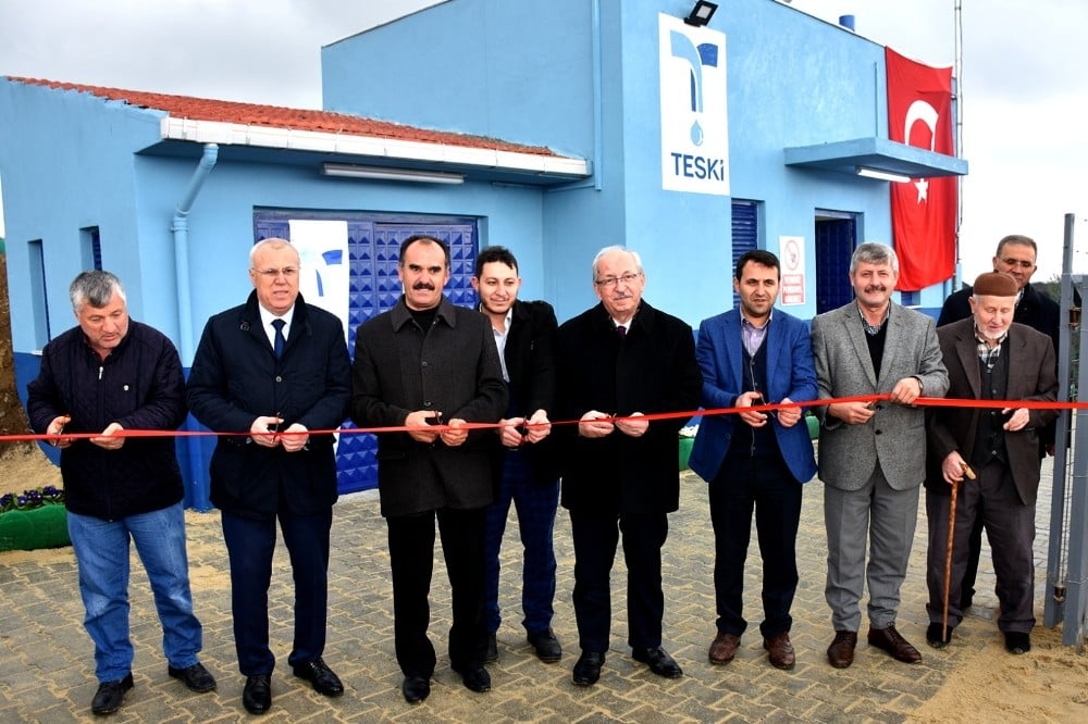 Bıyıkali Mahallesi içme suyu deposuna kavuştu 