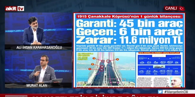 Biz bu çakallıkları Avrasya Tüneli'nde de görmüştük