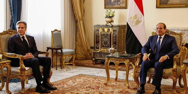 Blinken Sisi ile bir araya geldi!