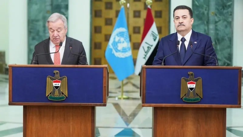 BM Genel Sekreteri Guterres: Irak bugün güvenli ve istikrarlı bir ülkedir
