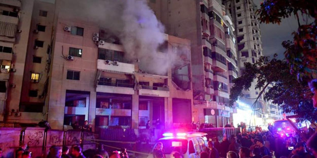 BM, katil İsrail'in Beyrut saldırısı sonrası harekete geçti