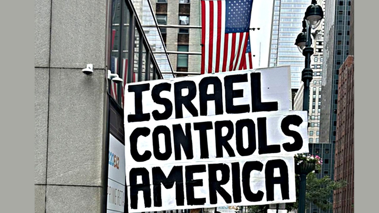 BM zirvesi öncesi NewYork sokaklarından bir kare: İsrail'e karşı Amerikan halkı uyanıyor!