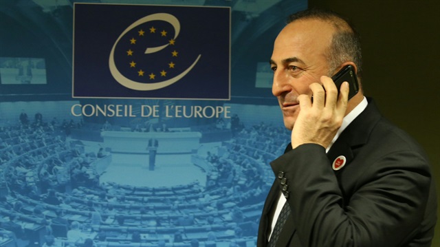 BM'den Bakan Mevlüt Çavuşoğlu'na telefon