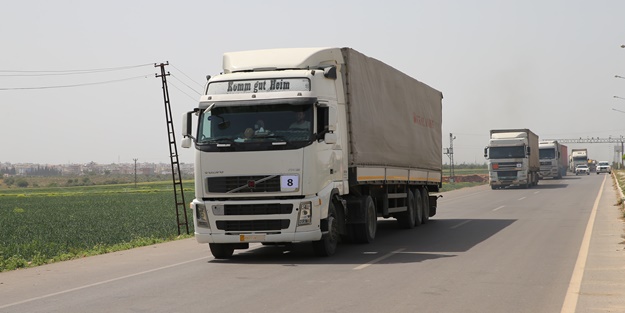 BM'den İdlib'e 73 tır yardım