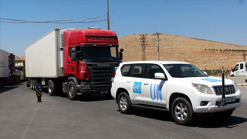 BM'den ihtiyaçlar için İdlib'e 30 tır yardım