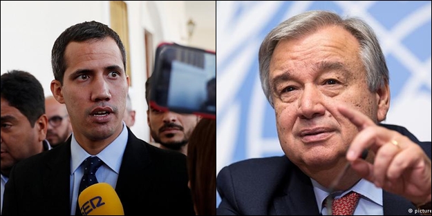 BM'ye yardım çağrısında bulunan ABD kuklası Guaido'ya soğuk duş! 