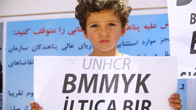 BMMYK önünde protesto eylemi