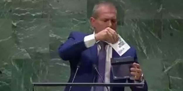 BM'nin Filistin kararı İsrail temsilcisini çılgına çevirdi