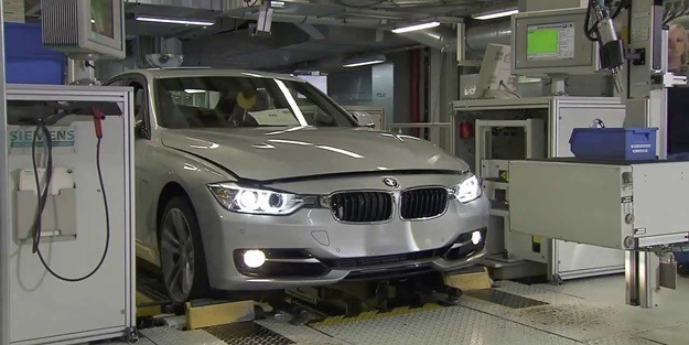 BMW fabrikası otomobil üretim süreci