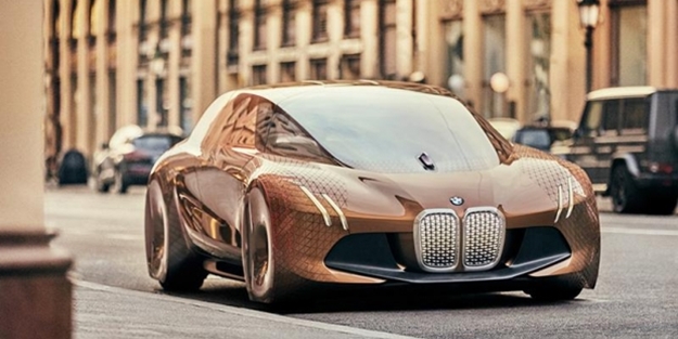 BMW'nin yeni canavarı: Vision Next 100 - FOTO